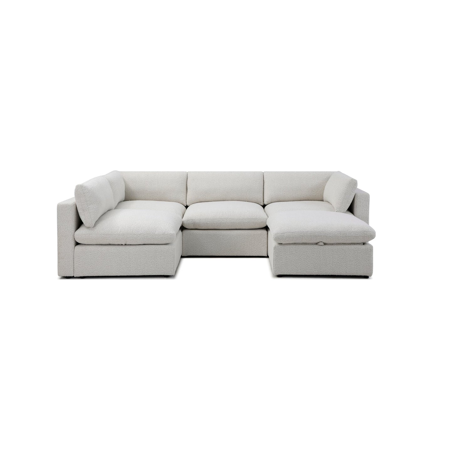Bella Pillow L-Shape + Storage Ottoman