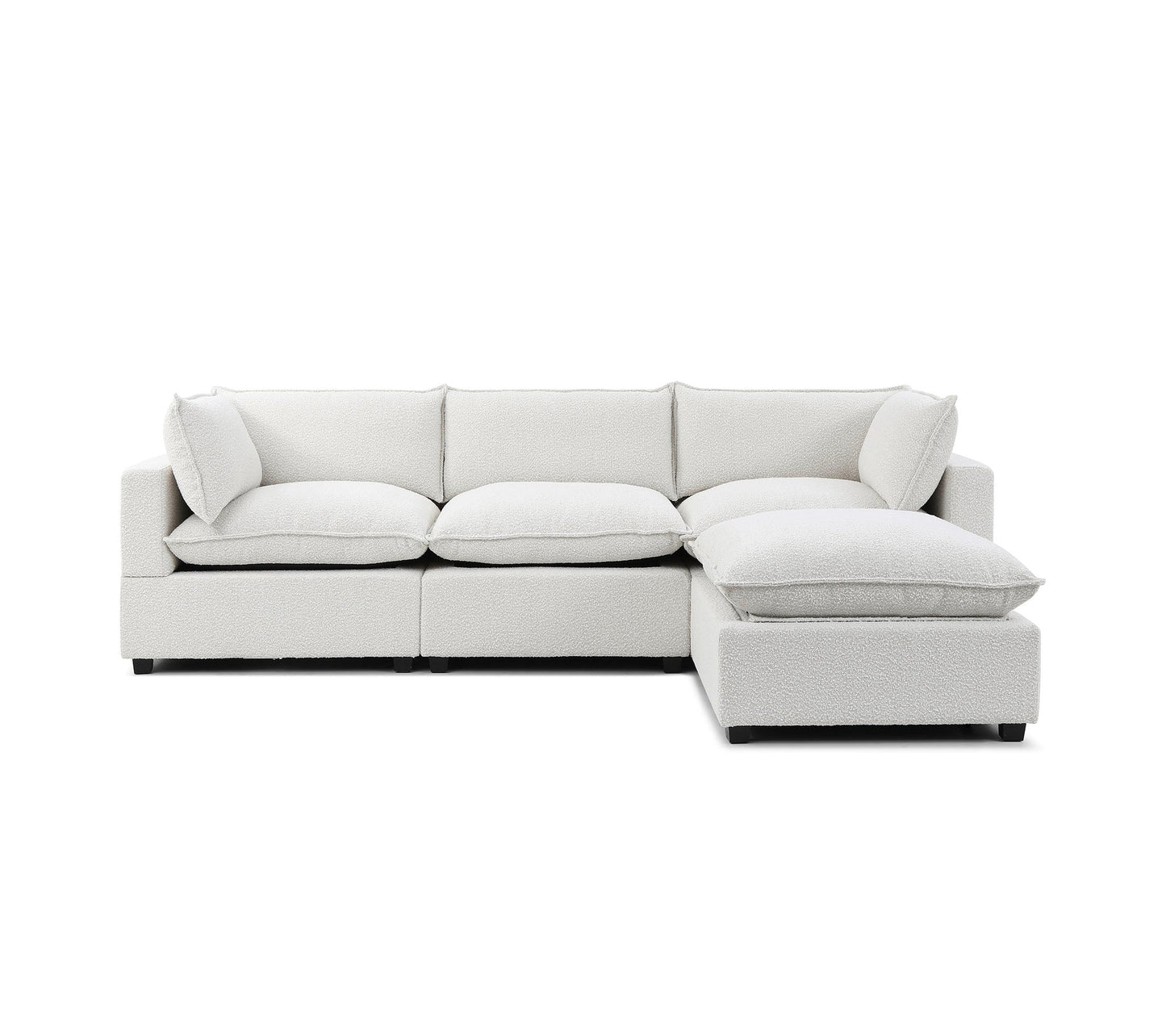 Luna Sofa 122" + Storage Ottoman