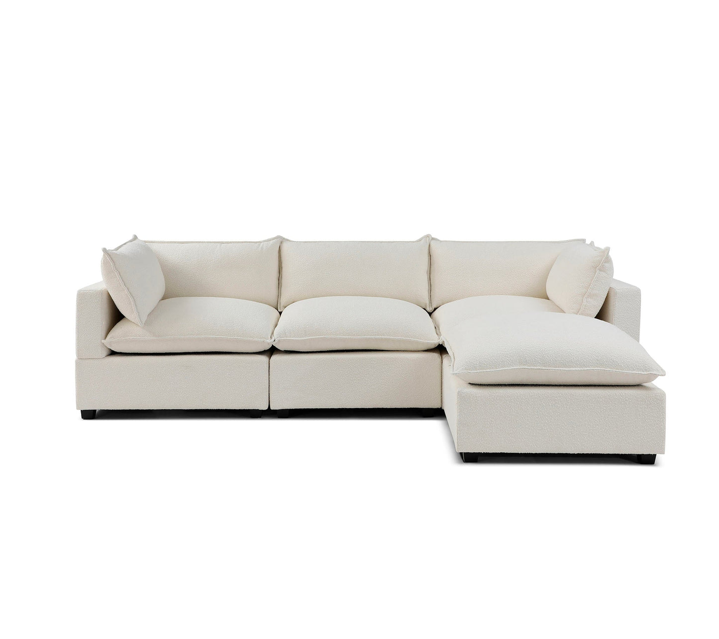 Luna Sofa 122" + Storage Ottoman
