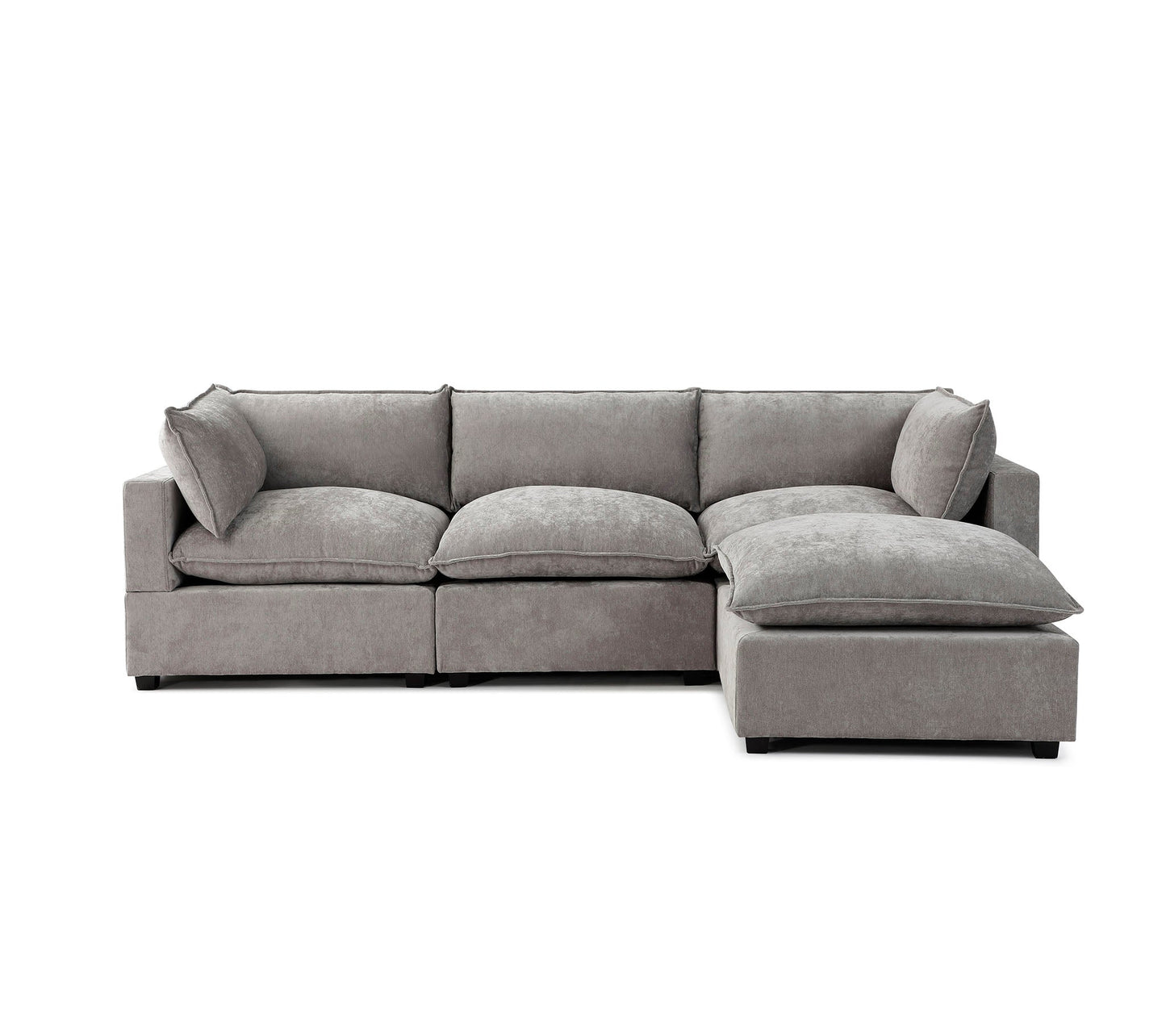 Luna Sofa 122" + Storage Ottoman