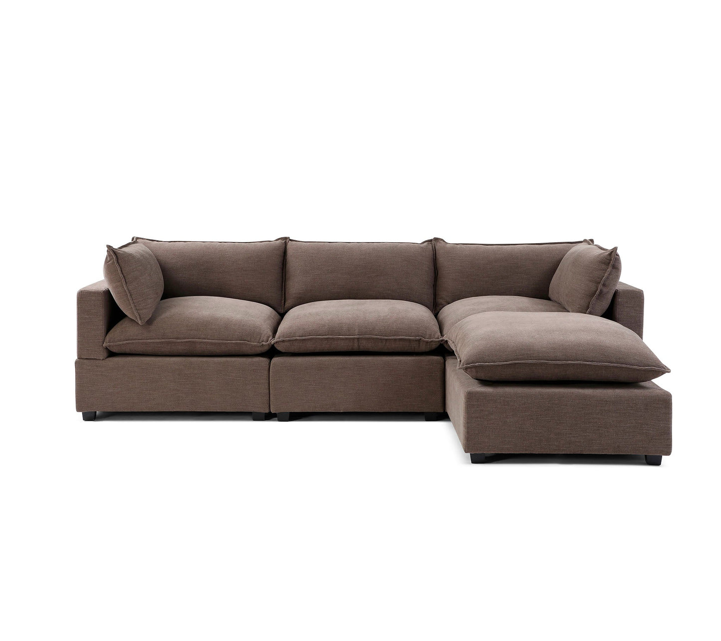 Luna Sofa 122" + Storage Ottoman