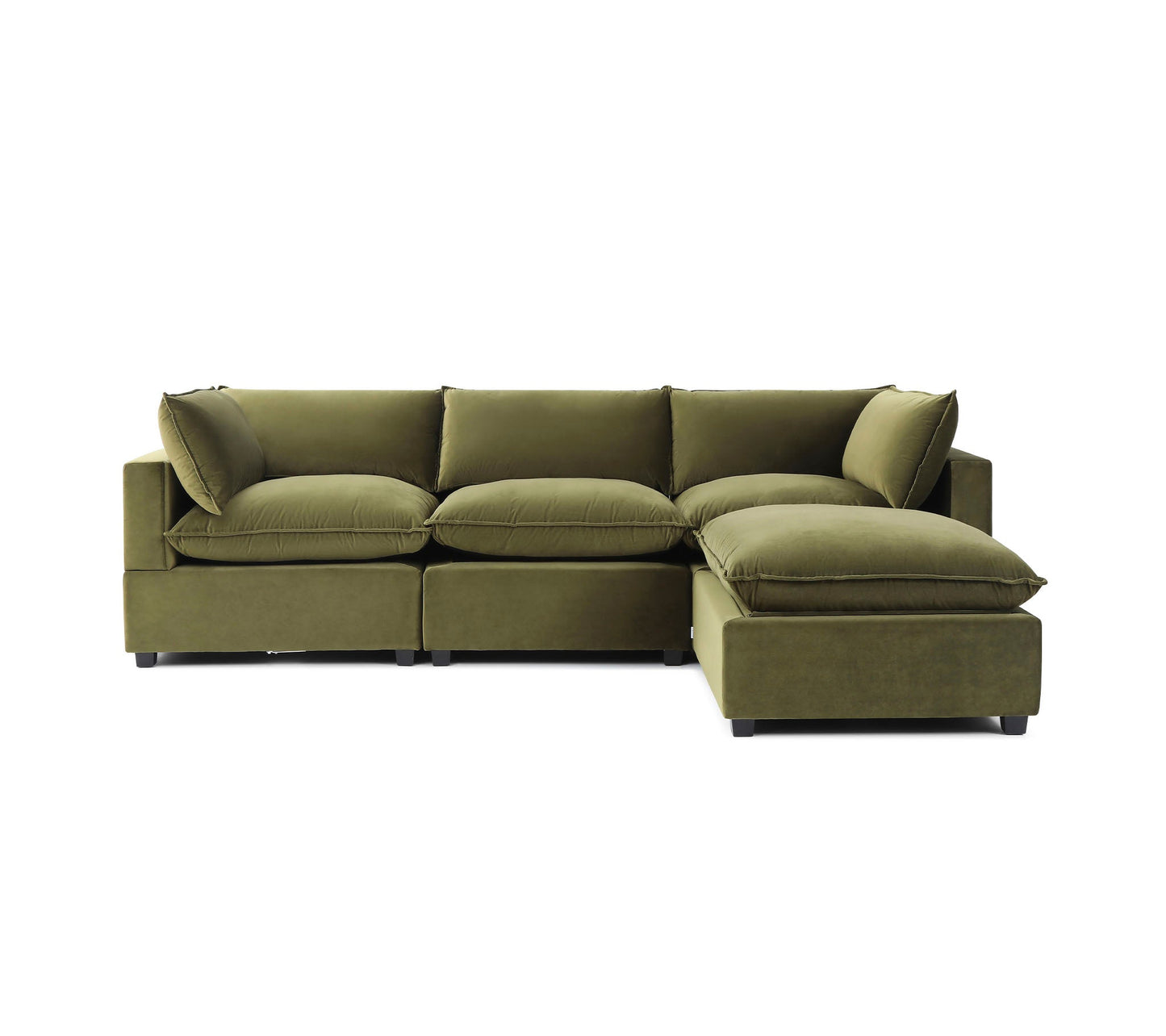 Luna Sofa 122" + Storage Ottoman