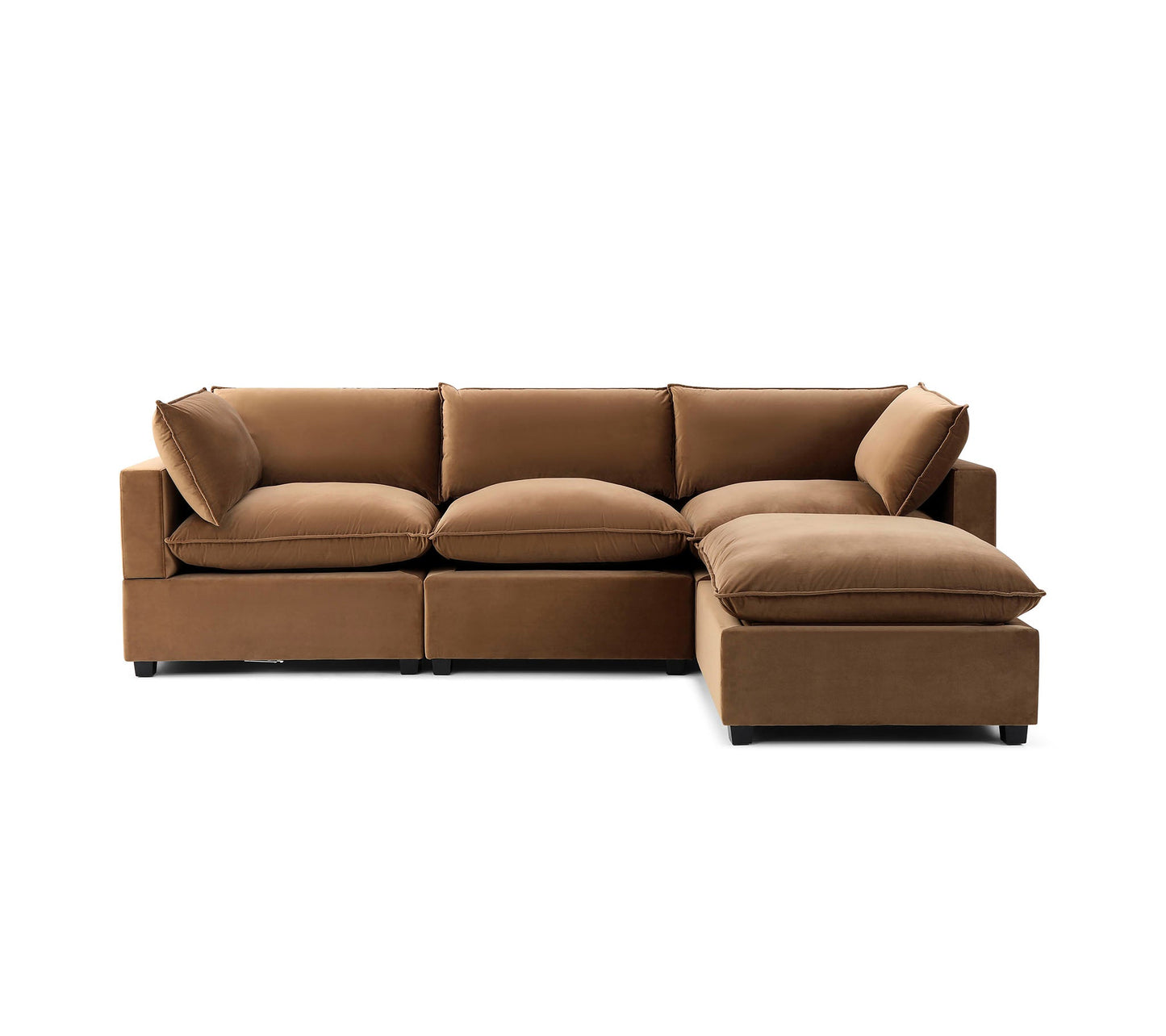 Luna Sofa 122" + Storage Ottoman