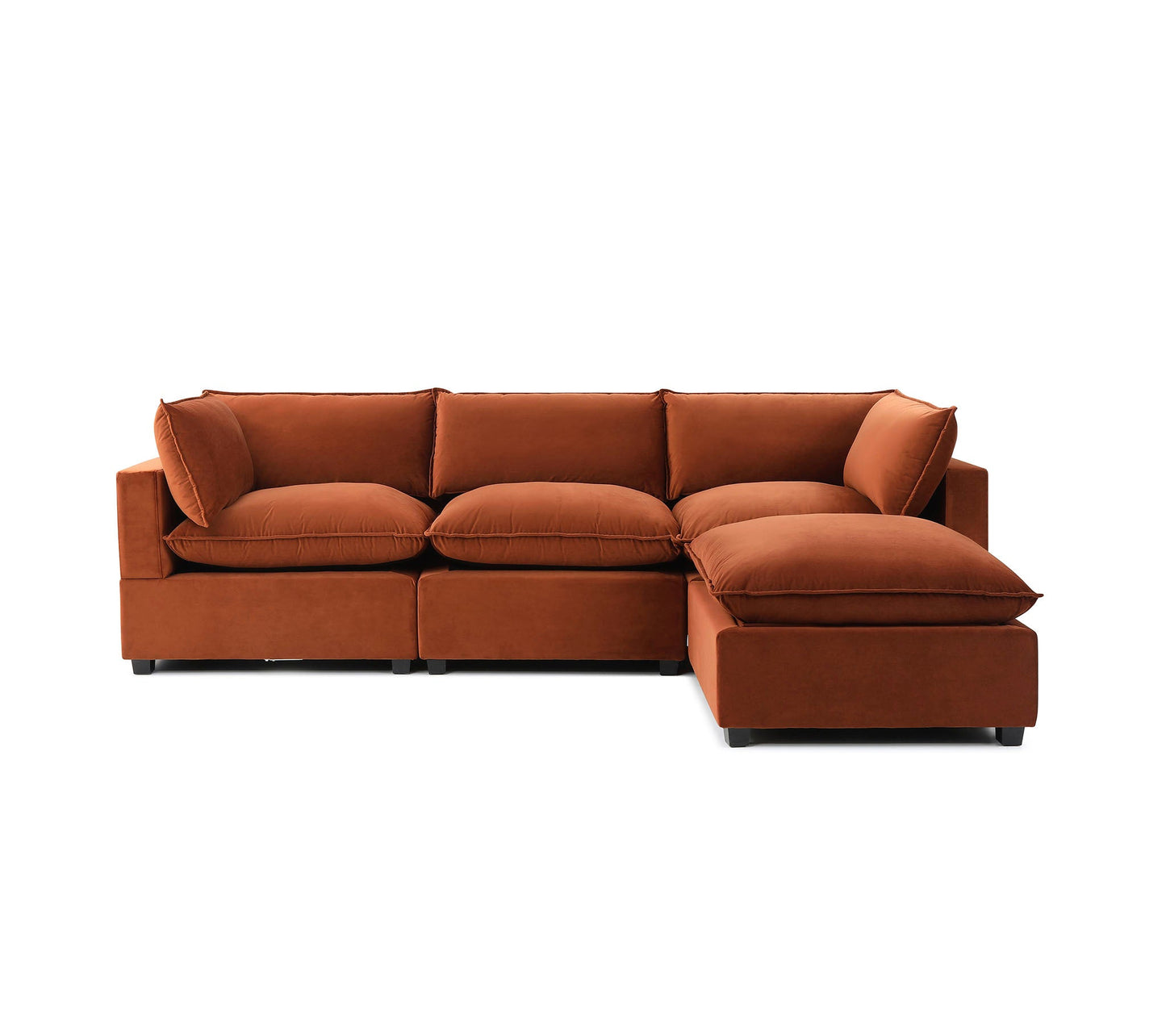 Luna Sofa 122" + Storage Ottoman