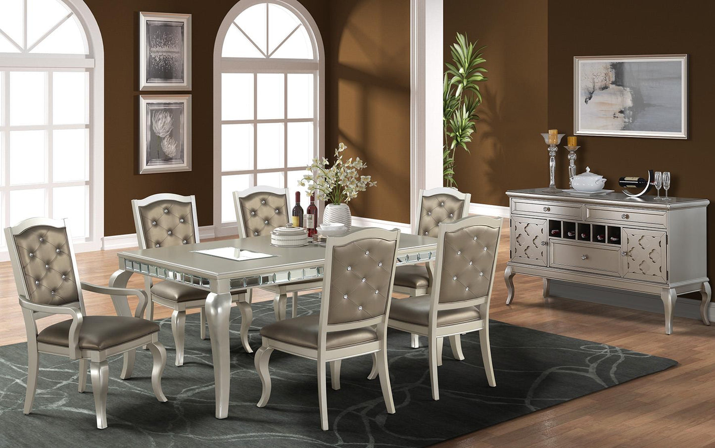 7PC Romain Dining Room Set