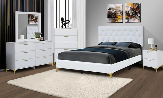 Glossy Bedroom Set- Black or White