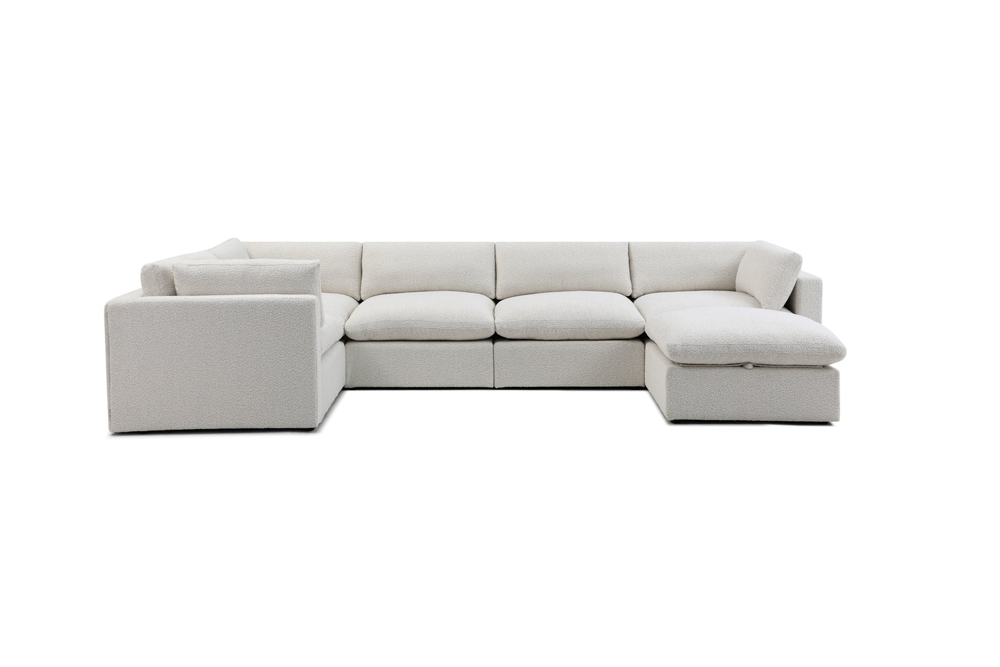 Bella Pillow Grand Corner + Storage Ottoman