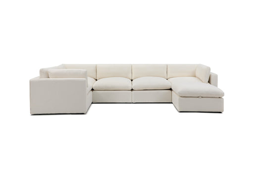 Bella Pillow Grand Corner + Storage Ottoman