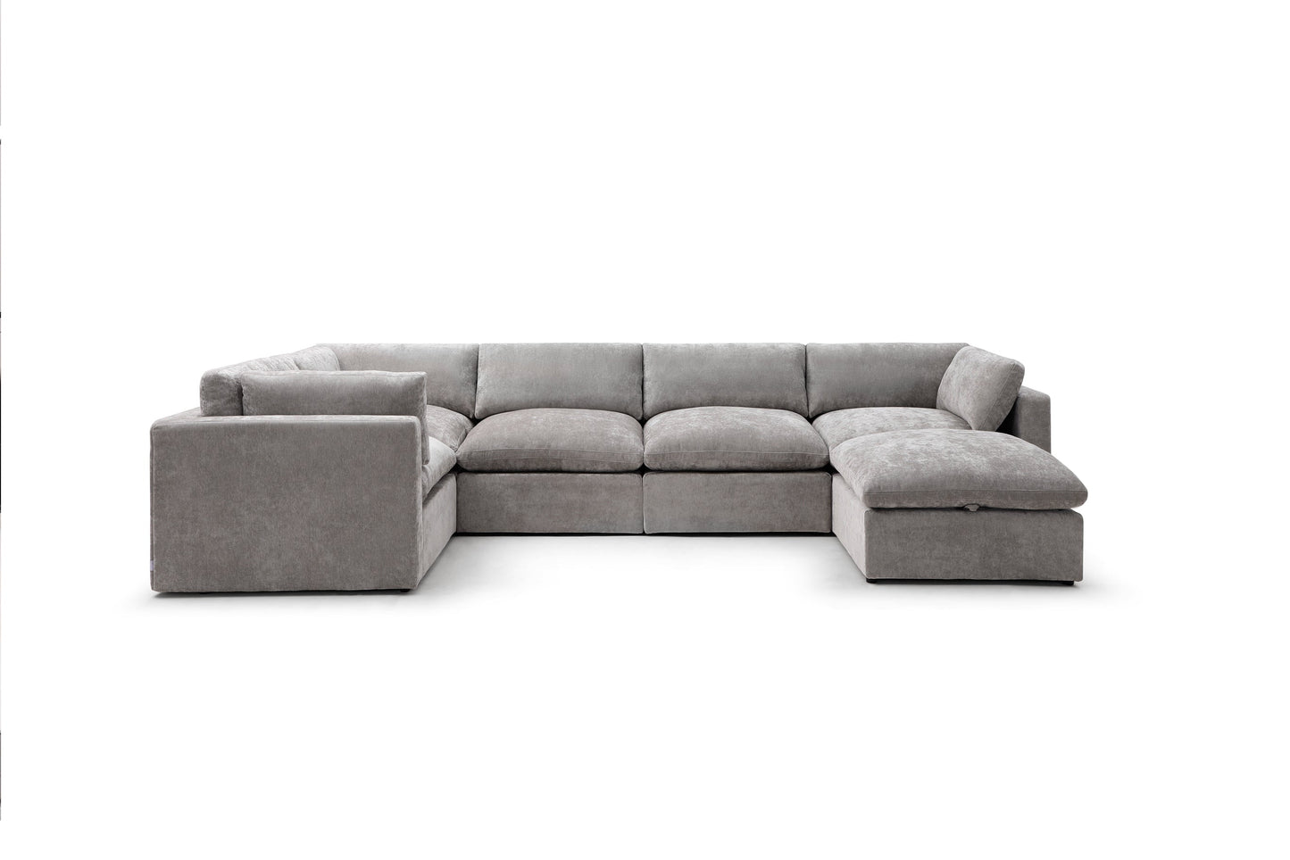 Bella Pillow Grand Corner + Storage Ottoman