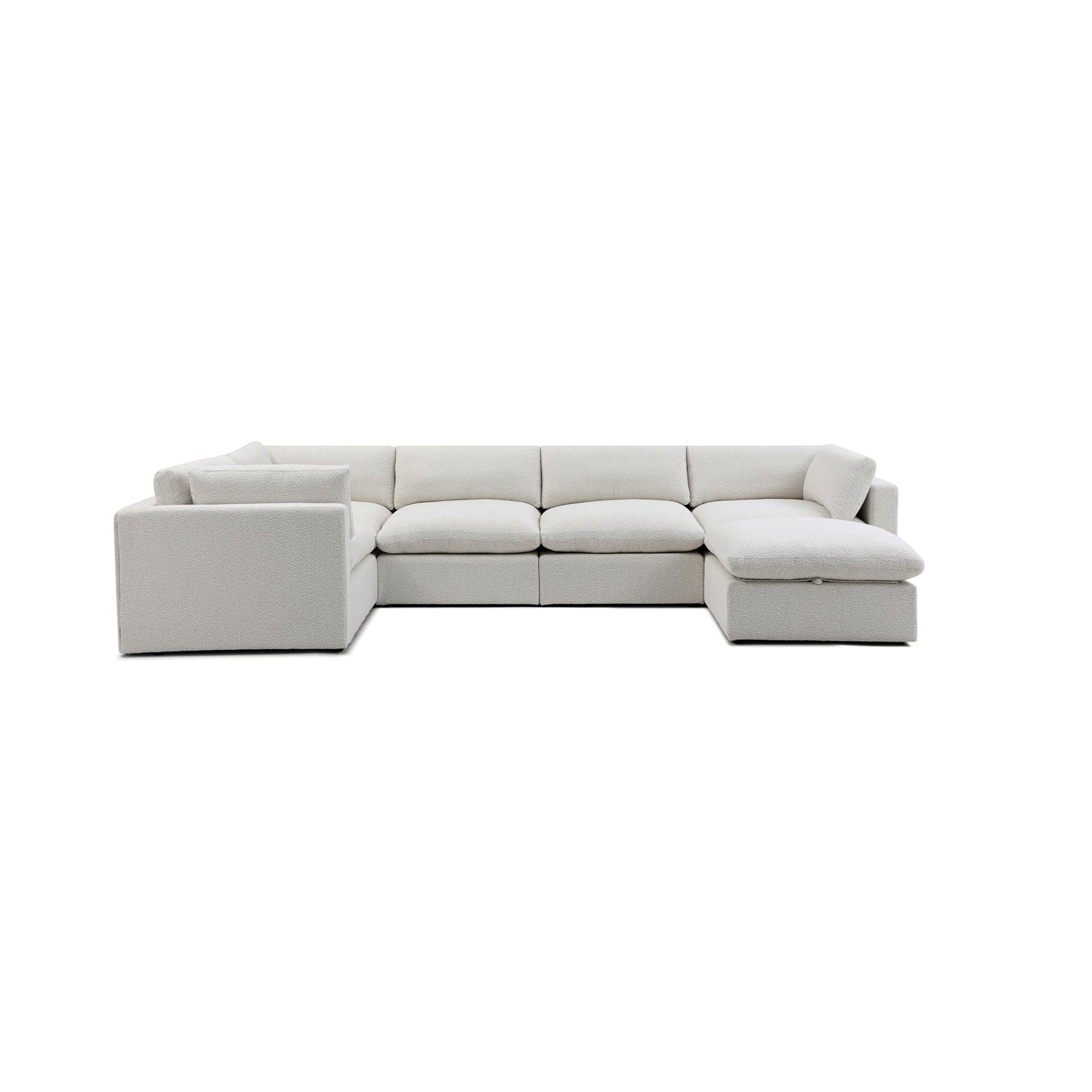 Bella Pillow Grand Corner + Storage Ottoman