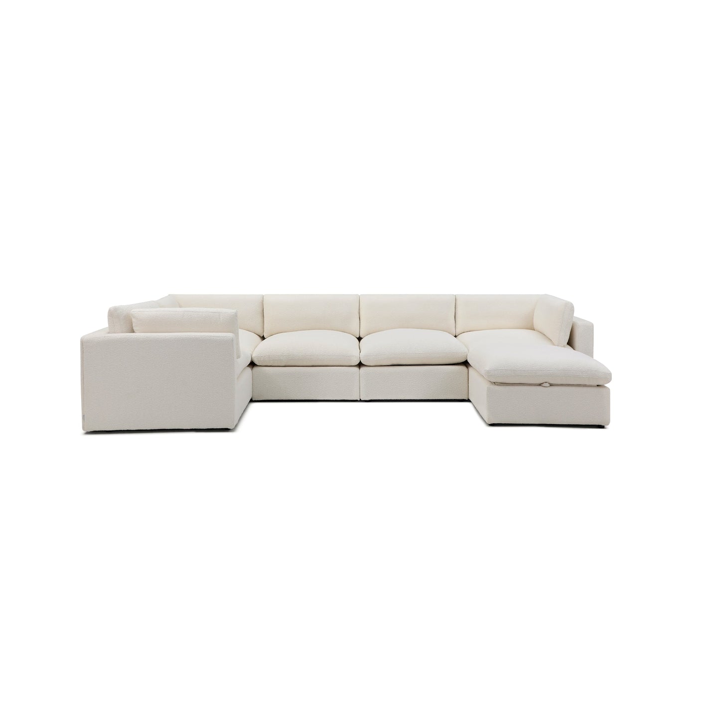 Bella Pillow Grand Corner + Storage Ottoman