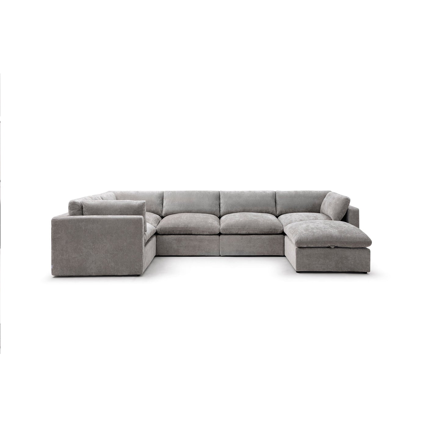 Bella Pillow Grand Corner + Storage Ottoman
