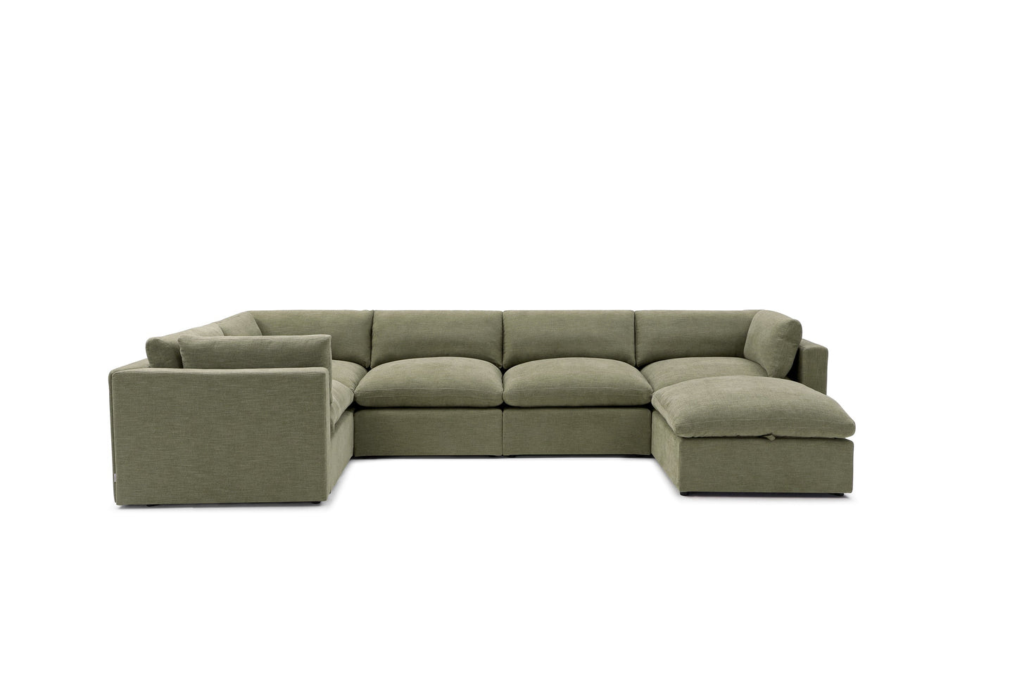 Bella Pillow Grand Corner + Storage Ottoman