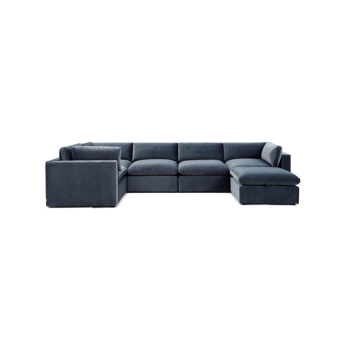 Bella Pillow Grand Corner + Storage Ottoman