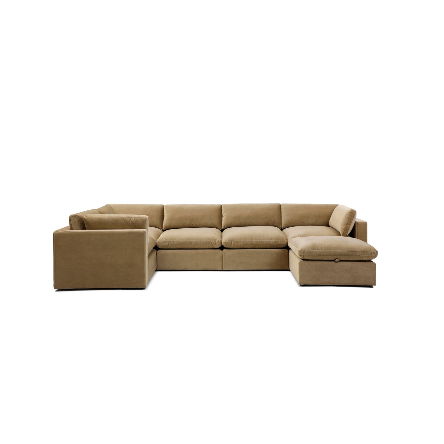 Bella Pillow Grand Corner + Storage Ottoman