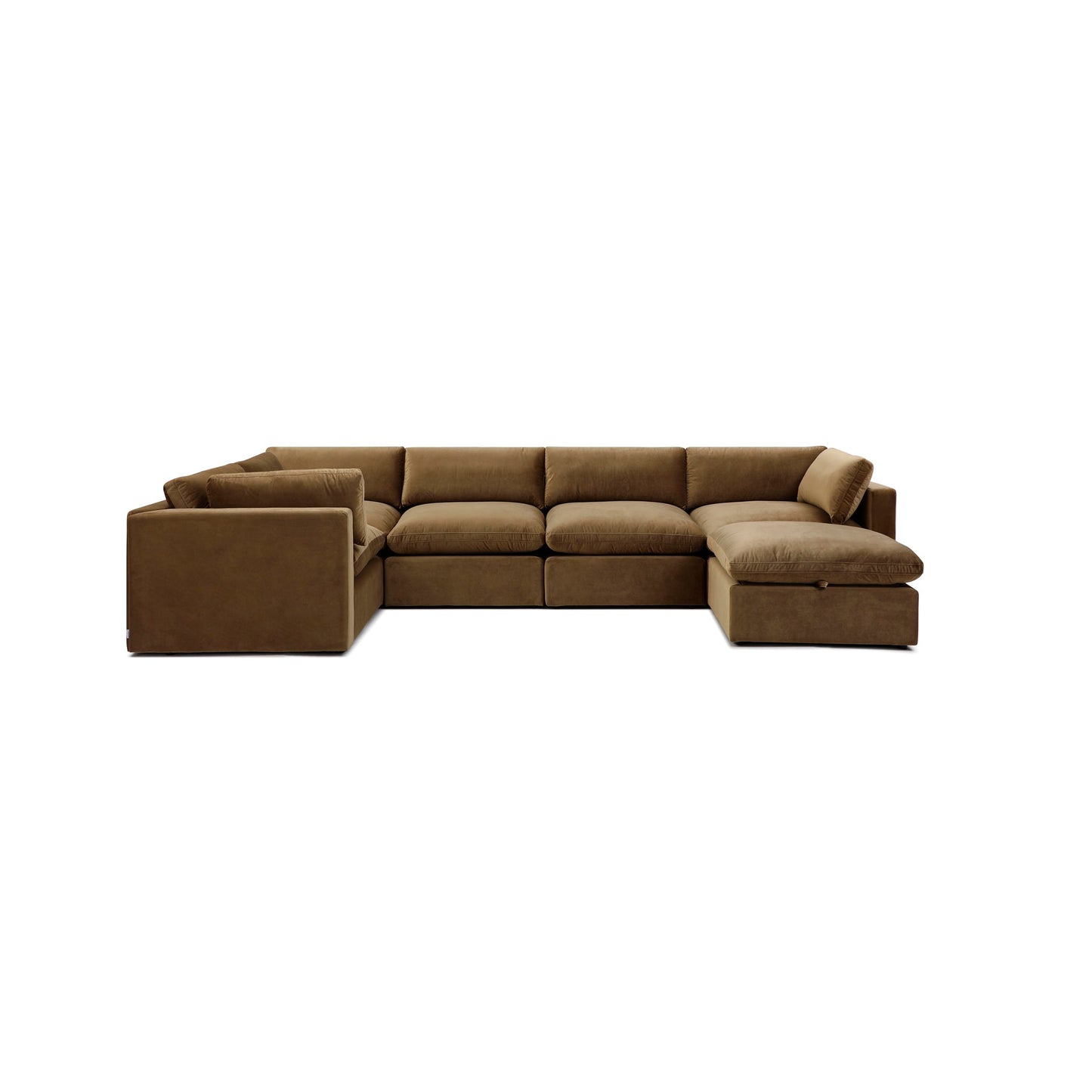 Bella Pillow Grand Corner + Storage Ottoman