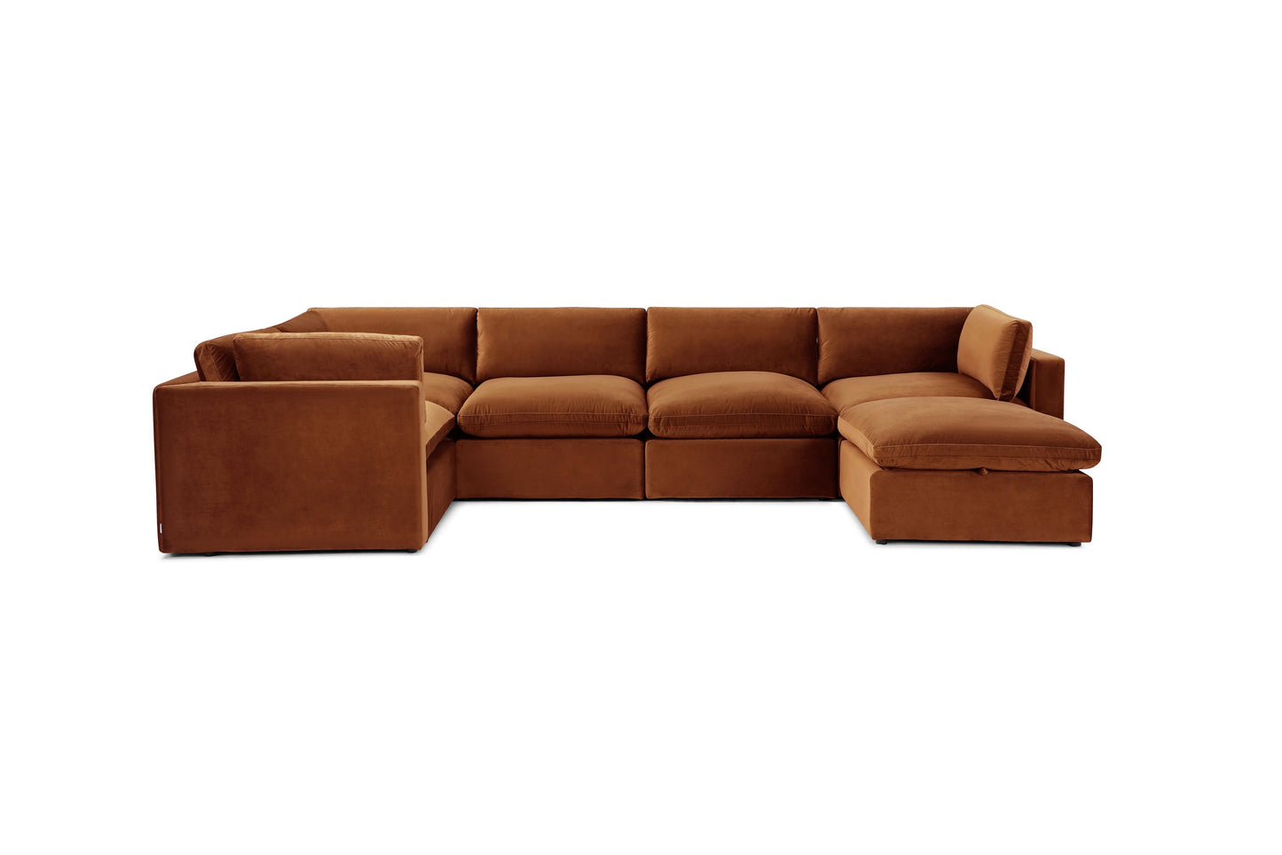 Bella Pillow Grand Corner + Storage Ottoman