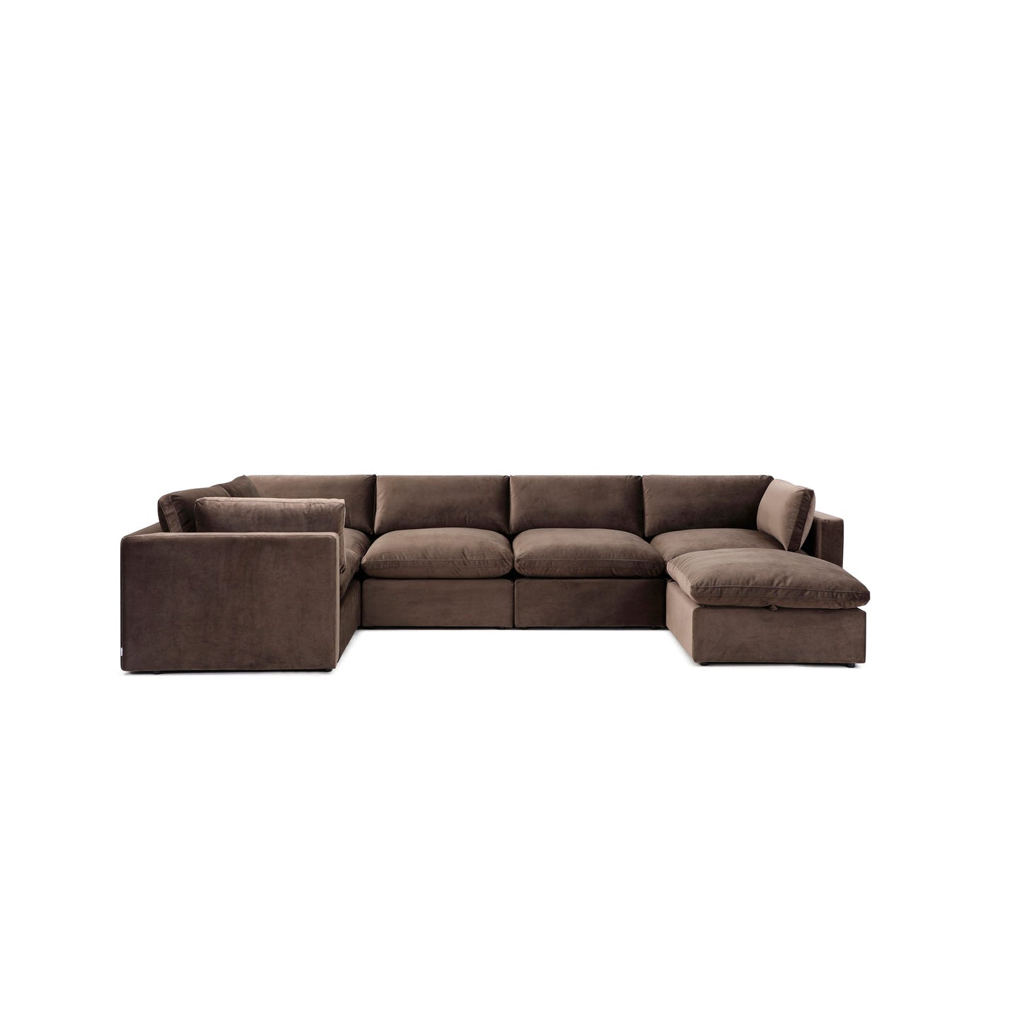 Bella Pillow Grand Corner + Storage Ottoman