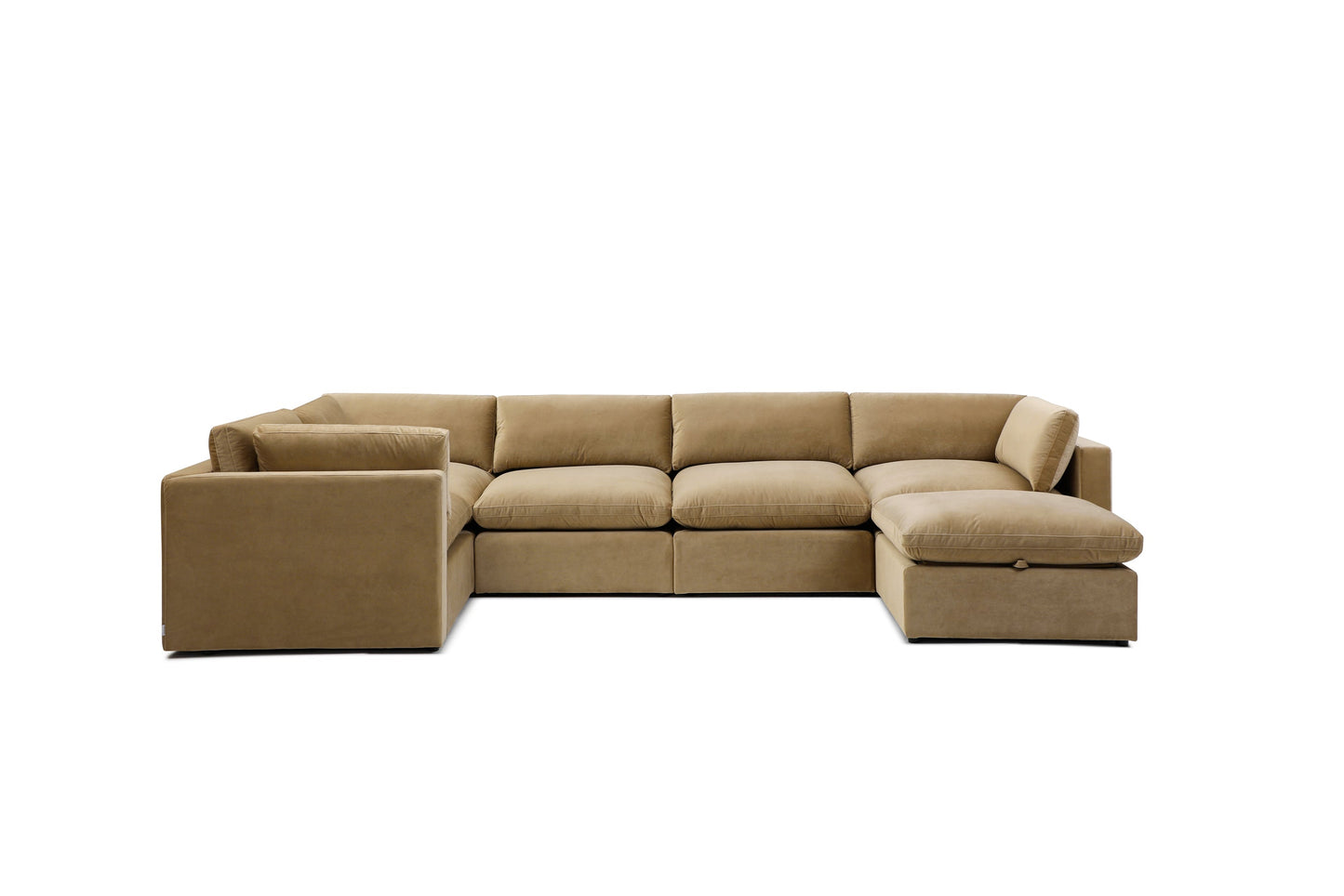 Bella Pillow Grand Corner + Storage Ottoman