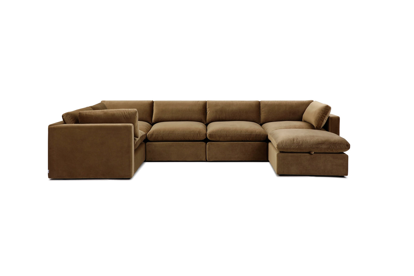 Bella Pillow Grand Corner + Storage Ottoman