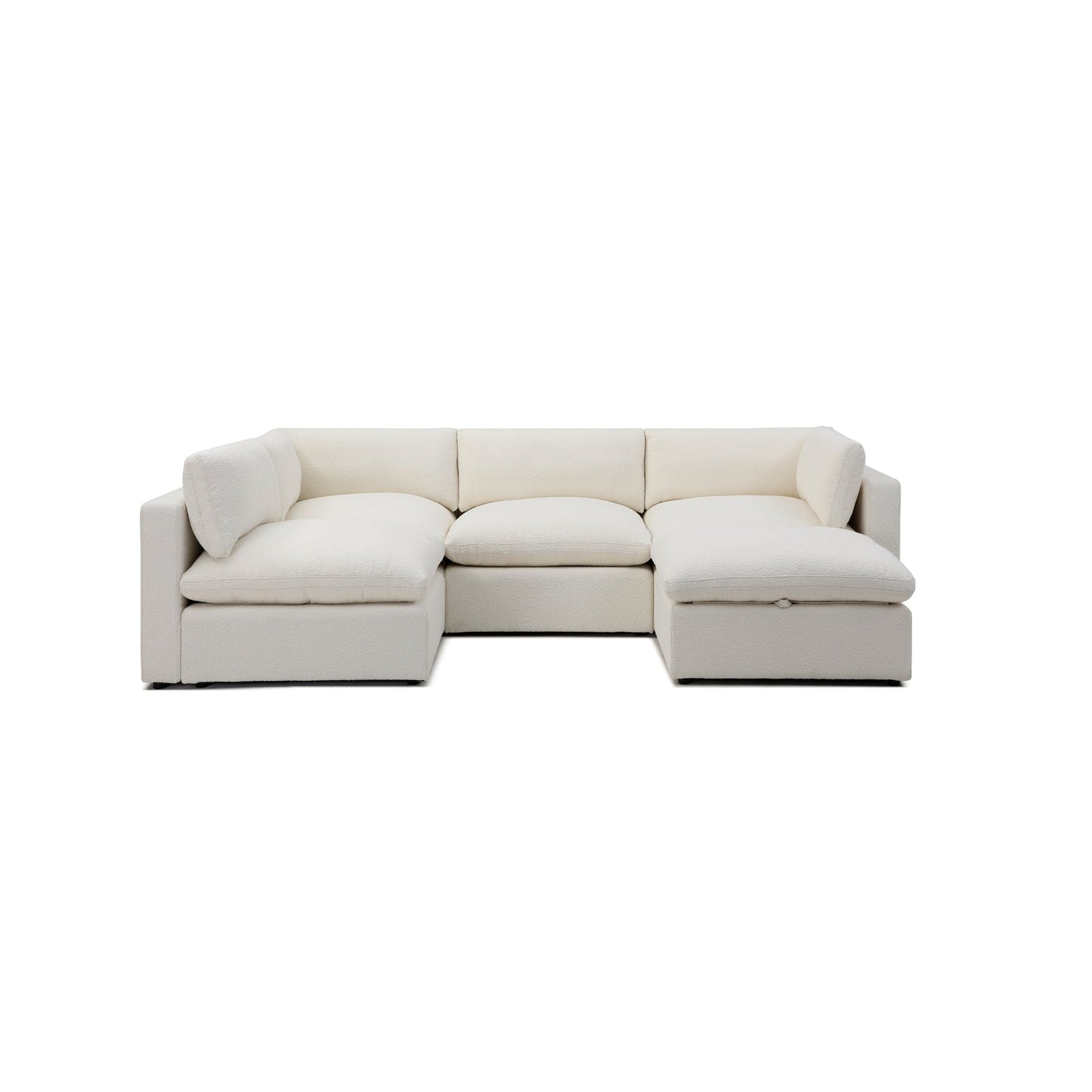 Bella Pillow L-Shape + Storage Ottoman