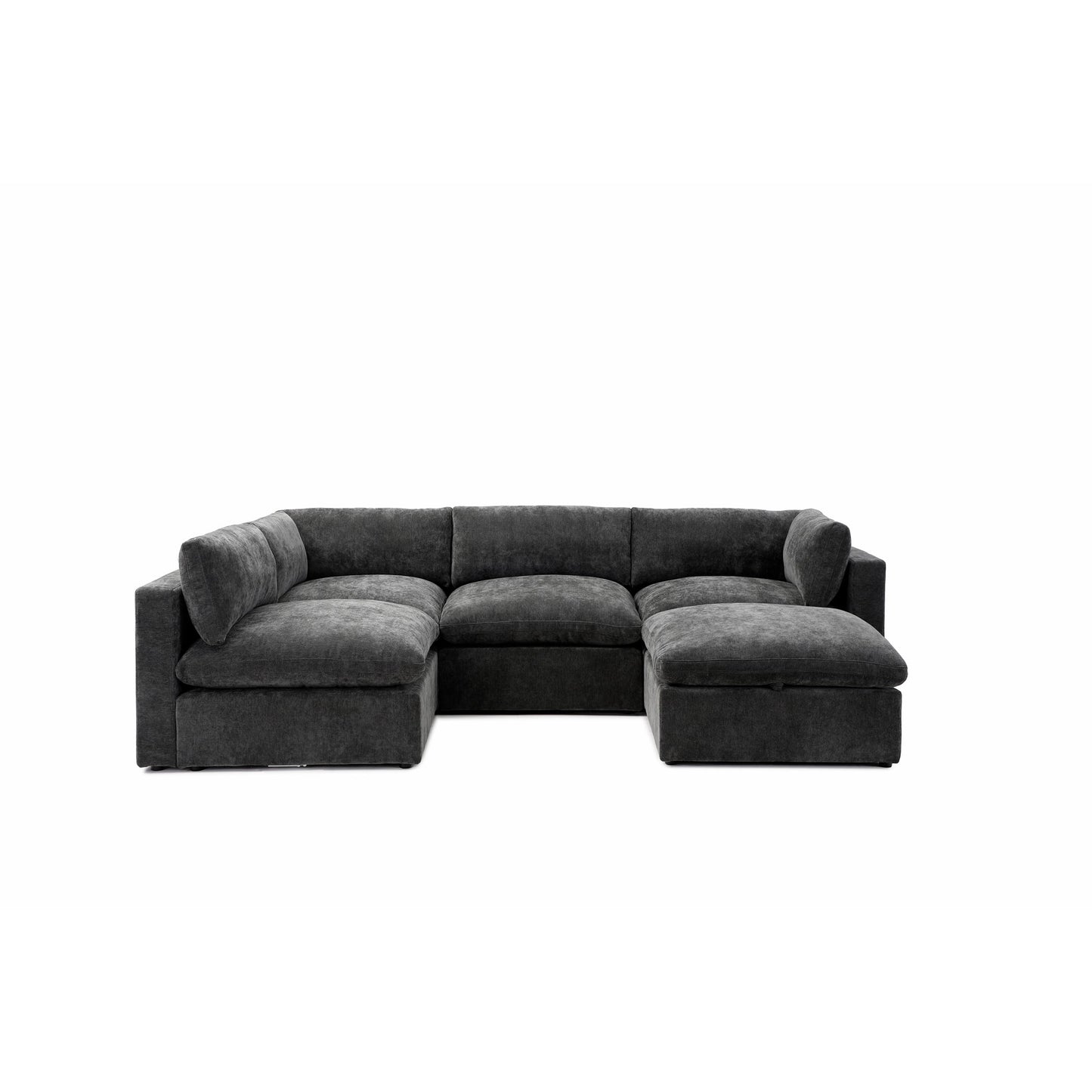 Bella Pillow L-Shape + Storage Ottoman