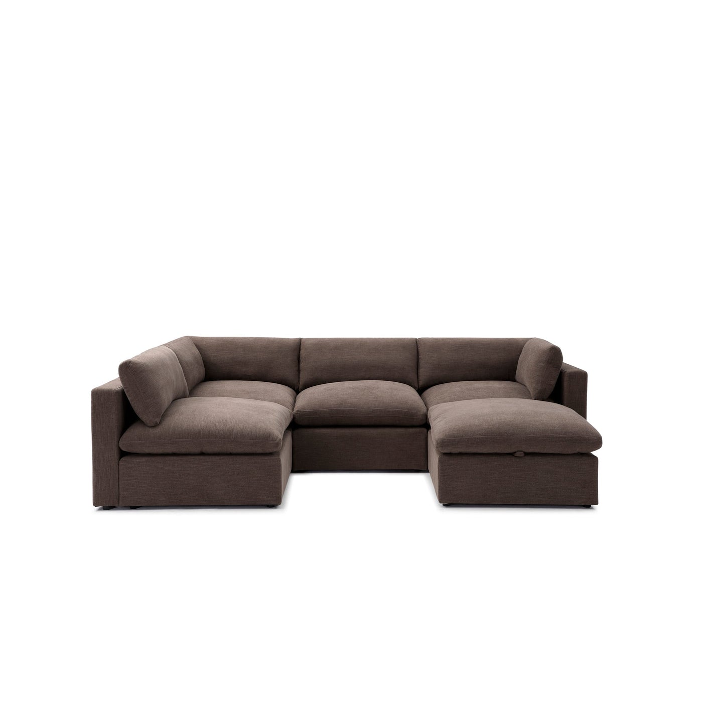 Bella Pillow L-Shape + Storage Ottoman