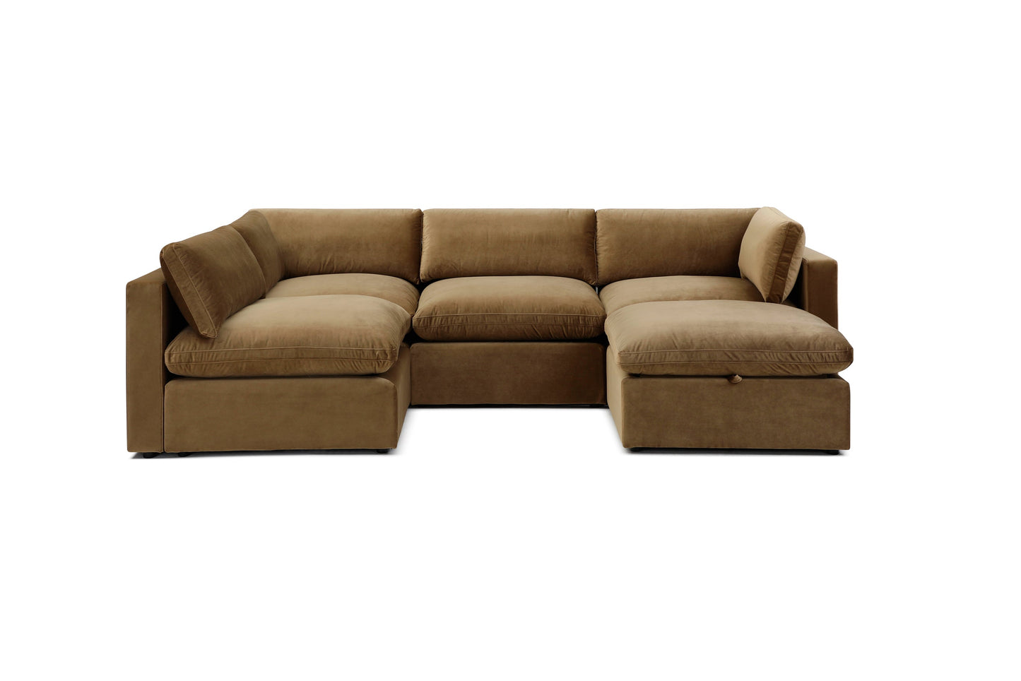 Bella Pillow L-Shape + Storage Ottoman