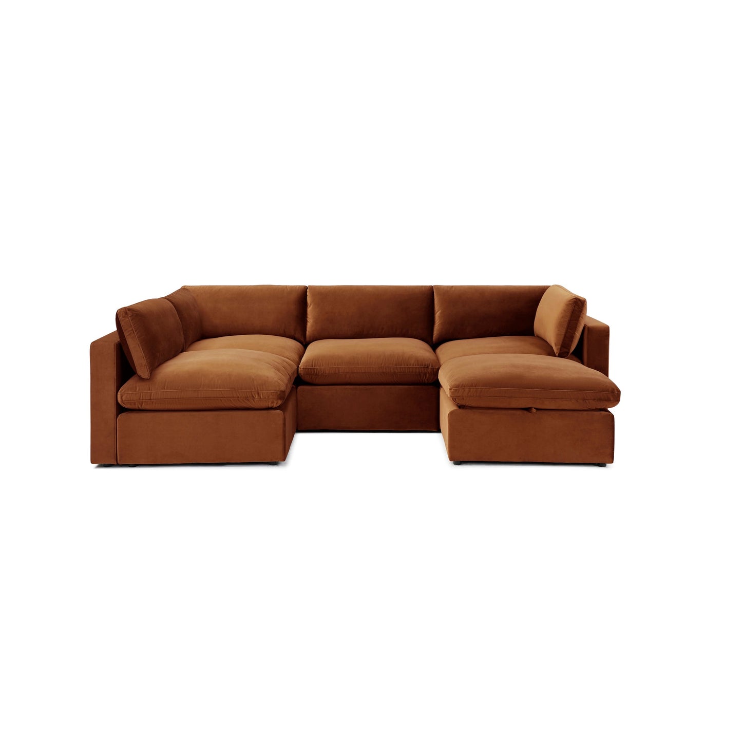 Bella Pillow L-Shape + Storage Ottoman