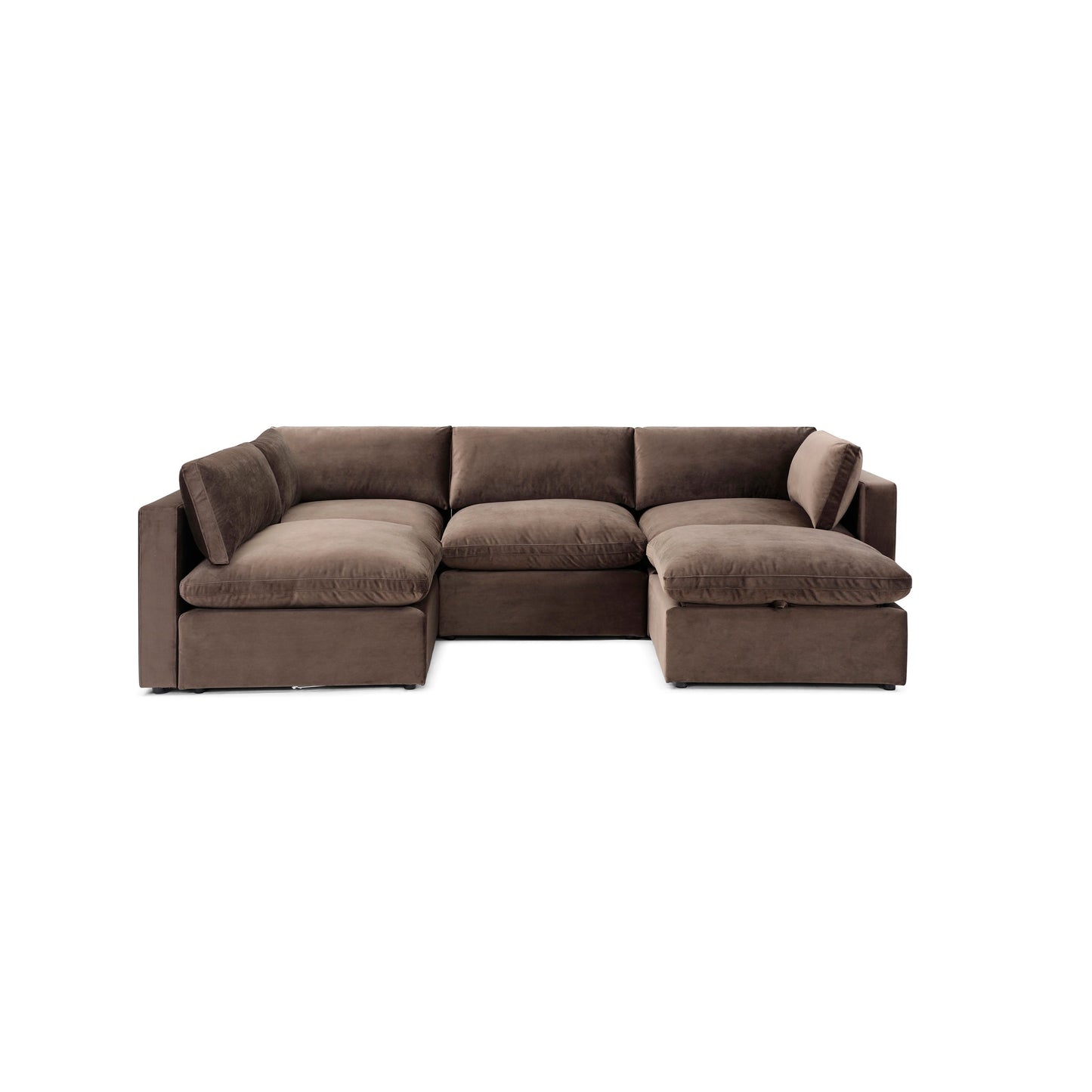 Bella Pillow L-Shape + Storage Ottoman