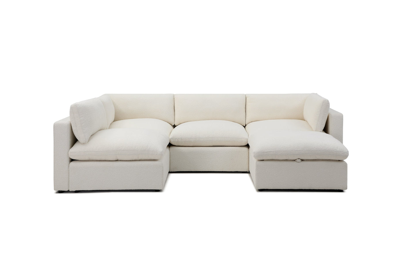 Bella Pillow L-Shape + Storage Ottoman