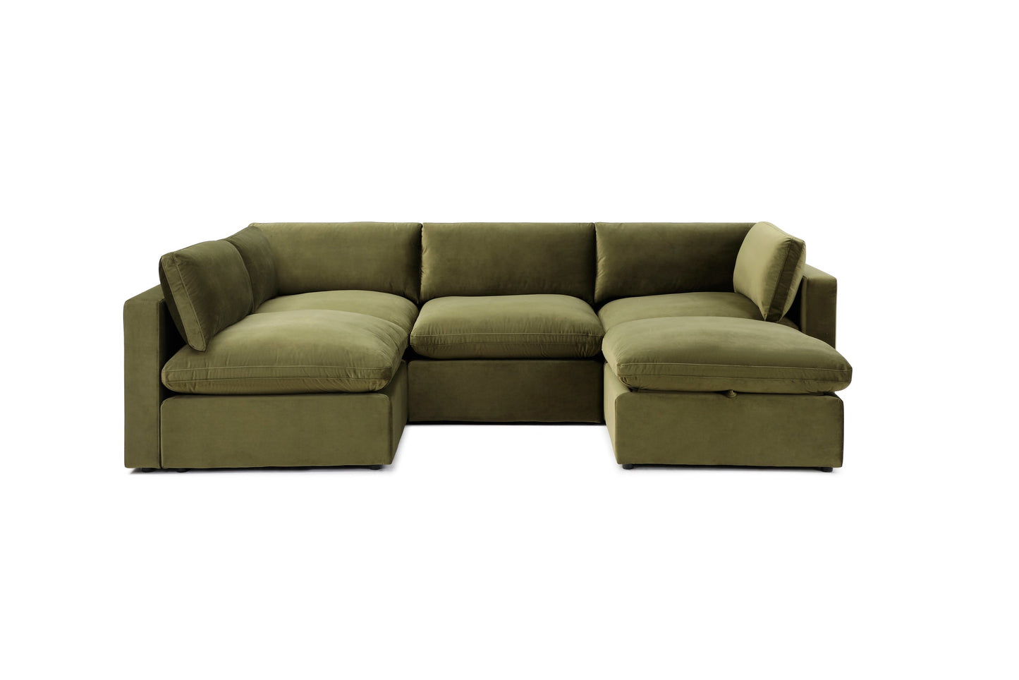 Bella Pillow L-Shape + Storage Ottoman