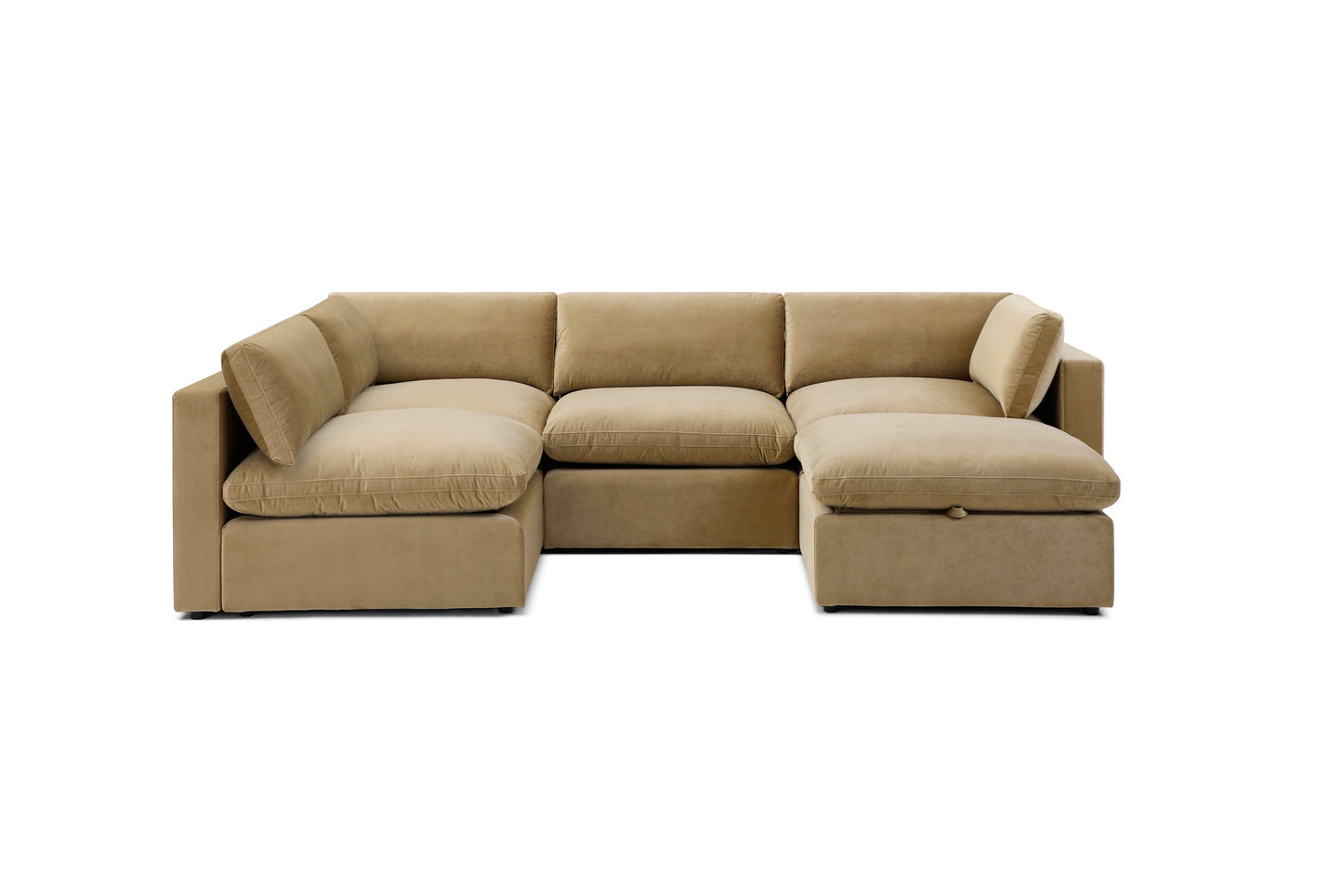 Bella Pillow L-Shape + Storage Ottoman