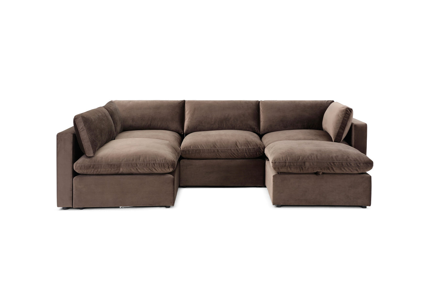 Bella Pillow L-Shape + Storage Ottoman