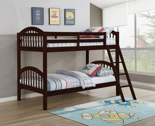 Espresso Twin Bunk Bed